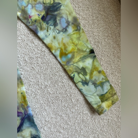 Primary Baby Toddler Leggings Stretch Green Blue size 3 Kids - Picture 3 of 7